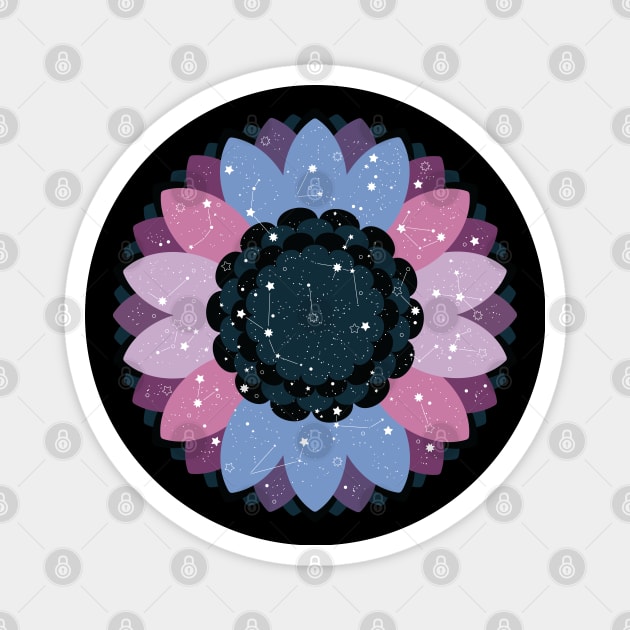 Celestial Flower [transgender] Magnet by deadbeatprince typography
